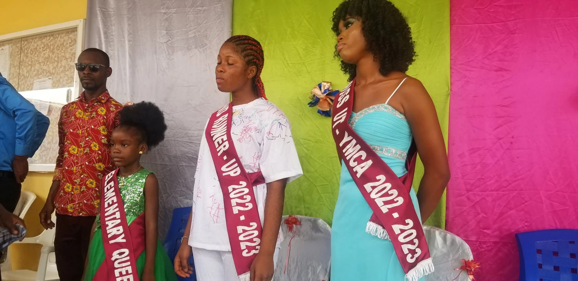 Students crowned during the school pageant